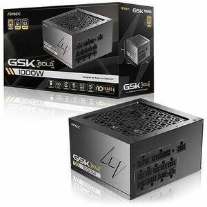 Système d'alimentation Antec GSK1000 ATX3.1 Modulaire - 1 kW - Interne - 120 V AC, 230 V AC Entrée - 3.3 V DC, 5 V DC, 12 
