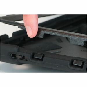 MOBILIS Robust Tasche Samsung Galaxy Tab S10 FE, Galaxy Tab S9, Galaxy Tab S9 FE Tablet - Schwarz - Silikon Außenmaterial 