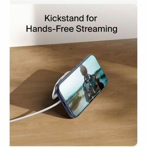 Belkin UltraCharge Induktionsladegerät - Weiß - für iPhone, AirPod, Smartphone, Ohrhörer, Qi2-fähiges Gerät - Eingangsstec