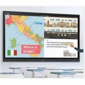 LG CreateBoard 65TR3DK-BM 1651 mm 4K UHD LCD Collaboration Display - ARM Cortex A55 - 8 GB - Infrared (IrDA) - Touchscreen