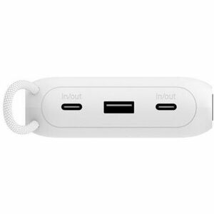Belkin BoostCharge Stromspeicher - Weiß - für Smartphone, iPhone, iPad, AirPod, USB Typ C Gerät, Nintendo Switch, iPad min
