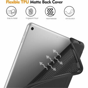 4smarts Basic Tasche (Folie) für 33 cm (13 Zoll) Apple iPad Pro 13 (2024) Tablet - Schwarz - Thermoplastisches Polyurethan