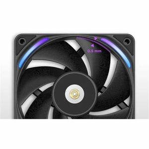 NZXT RF-U24PN-B1 Cooling Fan - PC, Radiator, Heatsink - 120 mm Maximum Fan Diameter - 2 x Fan(s) - 176.70m³/h Maximum Airf