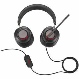 Kensington H2000 Wired Over-the-ear, Over-the-head Stereo Headset - Black - Microsoft Teams Certification - Binaural - Cir