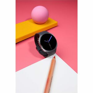 Samsung Galaxy Watch8 SM-L325F Smart Watch - Graphite Body Color - Armor Aluminum Case Material - Wireless LAN - 4G - LTE 