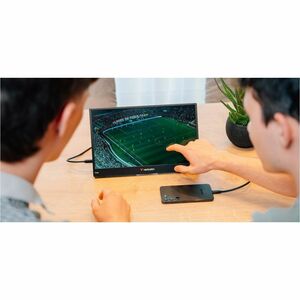 Verbatim LIGHT 16" Class LCD Touchscreen Monitor - 16:9 - 10 ms - 15.6" Viewable - Capacitive - 10 Point(s) Multi-touch Sc
