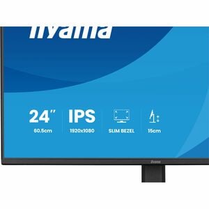 iiyama ProLite XB2491H-B1 24 Zoll Klasse Full HD LED-Monitor - 16:9 Format - Mattschwarz - 60,5 cm (23,8 Zoll) Viewable - 