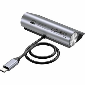 Unitek uHUB H1337A USB Hub - USB Type C - 640 MB/s - Desktop, Notebook, Flash Drive, Printer - Space Gray - 4 Total USB Po