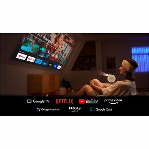 BenQ GV50P Deckenmontage, Tabletop, Wandmontierbar DLP-Projektor - 16:9 - Schwarz - Hoher Dynamikbereich (High Dynamic Ran