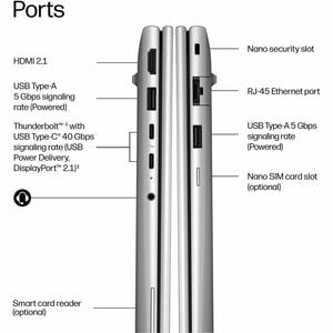 HP EliteBook 6 G2a 35.6 cm (14") Notebook - WUXGA - AMD Ryzen AI 5 Ryzen AI 400 Series 430 - 16 GB - 512 GB SSD - Smart Ca