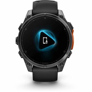 Garmin fēnix 8 Smartwatch - Rotondo Case Shape - Slate Grigio Colore del Case - Nero Colore cinturino - Titanio Materiale 