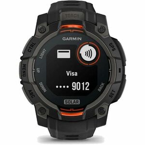 Garmin Instinct 3 Smart Watch - Black, Twilight Body Color - Black, Twilight Band Color - Aluminium Body Material - Fiber 
