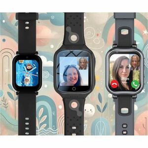 Carneo Smart Watch - 42 mm Case Height - 14 mm Case Thickness - 34 mm Case Width - Children - Black Body Color - Tempered 
