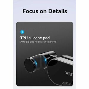 Vention KCEH0 Smartphone, Car, iPhone SmartPhone Holder - 30 mm x 106 mm x 91.8 mm x - ABS, Thermoplastic Polyurethane (TP