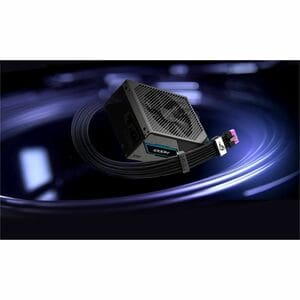 The ROG Equalizer is an etched 12V-2x6 PCIe cable that delivers balanced PSU-to-ROG Equalizer power to minimize current va