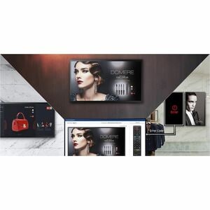 Samsung QM55B-T 1397 mm LCD Digital Signage Display - 24 Hours/7 Days Operation - Vertical Alignment (VA) - Touchscreen - 