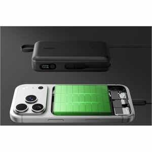 Belkin UltraCharge Stromspeicher - Schwarz - für iPhone, Smartphone, Android-Gerät, USB Typ C Gerät, Tablet-PC, iPad, iPad