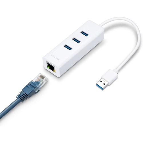 TP-Link UE330 Gigabit Ethernet Card for Computer, Notebook - 10/100/1000Base-T - Portable - USB 3.0 Type A - 40 Gbit/s Dat