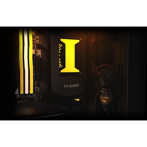 be quiet! Pure Base 500 BGW37 Computergehäuse - ATX, Micro ATX, Mini ITX Motherboard Supported - Gehärtetes Glas, Acrylnit