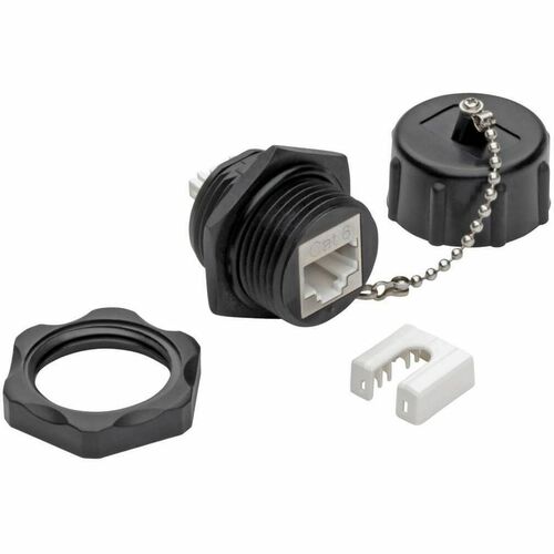 Tripp Lite series N206-KJ01-IND Network Connector - TAA Compliant - 1 x RJ-45 Network Female, 1 x 110-punchdown - Shieldin