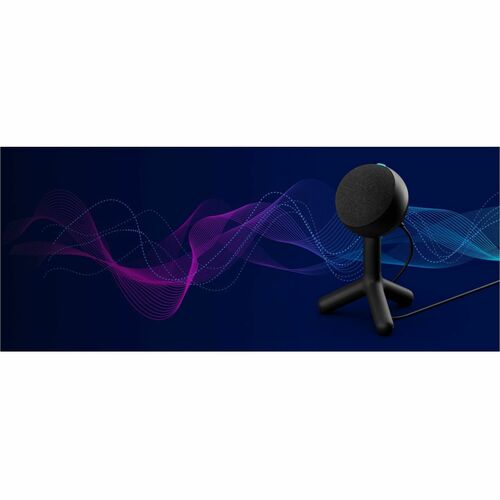 Microfono per Gaming, Live Streaming Logitech G Yeti Orb - Cavo - Condensatore - Nero - 2 m - 70 Hz a 20 kHz - Cardioid - 