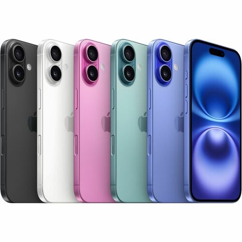 Apple iPhone 16 A3287 128 GB Smartphone - 15.49 cm (6.10") OLED 2556 x 1179 - A18Hexa-core (6 Core) - 8 GB RAM - iOS 18 - 