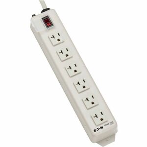 Eaton Tripp Lite Series Power It! 6-Outlet Power Strip, 15 ft. (4.57 m) Cord, 5-20P Plug, Metal Housing - NEMA 5-20P - 6 N