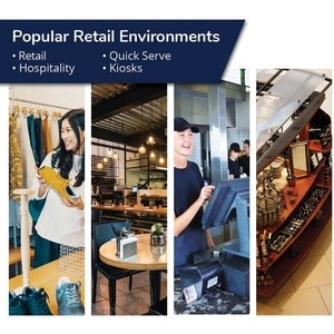 apg®Standard- Duty Point of Sale Cash Drawer | Vasario Series VB320-AW1313-B27 - USD 4 Bill - 4 Coin - 2 Media Slot - Stai