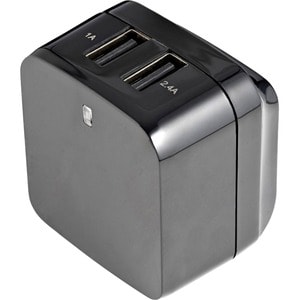 StarTech.com Cargador de Pared USB de 2 Puertos para Tablets Teléfono Celular - Cargador de Alta Potencia para Viajes - 1 