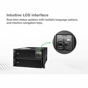 APC Smart-UPS On-Line, 8kVA/8kW, Rackmount 6U, 208V, 4x L6-20R+2x L6-30R NEMA outlets, Network Card+SmartSlot, Extended ru