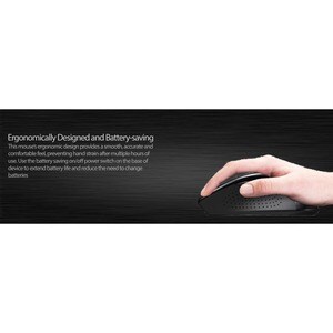 Adesso Tru-Form WKB-1500GB Keyboard & Mouse - English (US) - 1 Each - USB Membrane Wireless RF 2.40 GHz Keyboard - 105 Key