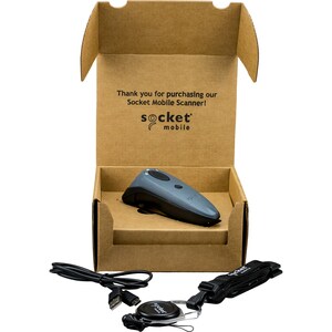 Socket Mobile DuraScan D740 Handheld Barcode Scanner - Wireless Connectivity - Utility Gray - 2 scan/s - 495 mm Scan Dista
