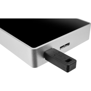 Rocstor Rocsecure EX31 2 TB 2.5" Hard Drive - External - Portable - USB 3.1 - 5400rpm ENCYPTED PORTABLE DRIVE 3XTOKEN KEY 