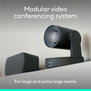 Logitech Rally Plus Ultra-HD ConferenceCam - Full HD - 30 fps - 1 x Network (RJ-45) - USB - Gigabit Ethernet - External Sp
