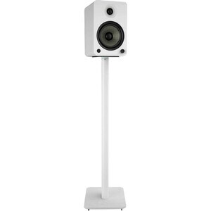 Kanto SP32PLW 32" Bookshelf Speaker Floor Stands, White - 32" Height x 8.90" Width x 10.60" Depth - Floor - Foam, Steel - 