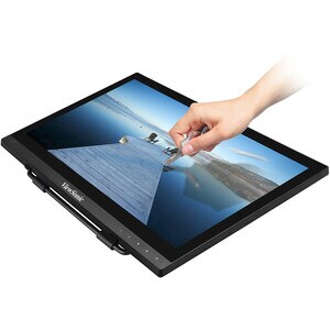ViewSonic TD1630-3 LCD-Touchscreen-Monitor - 16:9 Format - 12 ms Reaktionszeit - 39,6 cm (15,6 Zoll) Viewable - Multi-Touc