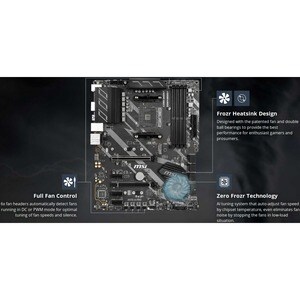 MSI X570-A PRO Desktop-Mainboard - AMD Chipsatz - Sockel AM4 - 128 GB - DIMM - 4 x Speichersteckplätze