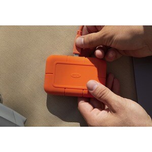 LaCie Rugged STHR1000800 1 TB Portable Solid State Drive - External - PCI Express NVMe - Desktop PC Device Supported - USB