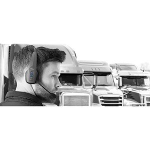 BlueParrott B350-XT Wireless Over-the-head Mono Headset - Monaural - Supra-aural - 10000 cm - Bluetooth - 32 Ohm - 150 Hz 