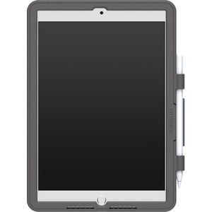 OtterBox UnlimitEd Case for Apple iPad (7th Generation) Tablet - Clear, Grey - Synthetic Rubber, Polycarbonate, Polyurethane