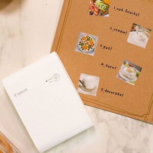 Canon SELPHY QX10 Dye Sublimation Printer - Colour - Photo Print - Portable - White - 43 Second Photo - Wireless LAN - USB