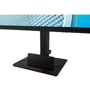 Lenovo ThinkVision T24v-20 24" Class Webcam Full HD LCD Monitor - 16:9 - Raven Black - 23.8" Viewable - In-plane Switching