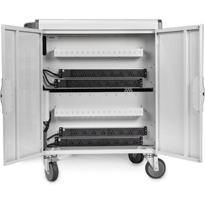 Rocstor Volt V32 Charging Cart with Intelligent Power Charging - Up to 32 Device - Intelligent Power Charging Cart for Not