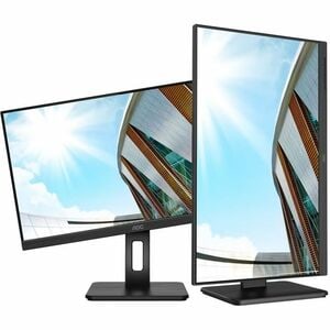 AOC Q24P2Q 24 Zoll Klasse WQHD LED-Monitor - 16:9 Format - Schwarz - 60,5 cm (23,8 Zoll) Viewable - IPS-Technologie (In-Pl