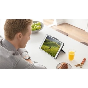 Logitech Combo Touch Keyboard/Cover Case for 25.9 cm (10.2") Logitech, Apple iPad (7th Generation) Tablet - Graphite - Scu