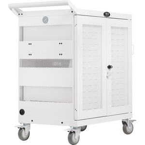 Tripp Lite by Eaton Safe-IT Multi-Device UV Charging Cart, Hospital-Grade, 32 USB Ports, iPad and Android Tablets, Antimic