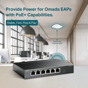 TP-Link TL-SF1006P 6 Ports Manageable Ethernet Switch - Fast Ethernet - 10/100Base-TX - 2 Layer Supported - 1.90 W Power C