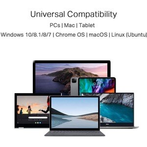 Scheda Gigabit Ethernet per Computer, Mac, Computer portatile, Tablet - TP-Link UE300C - 10/100/1000Base-T - Portatili - U