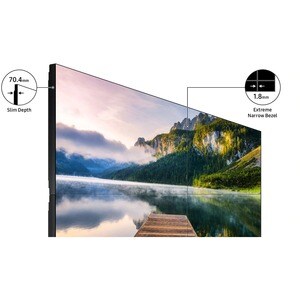 Samsung VH55T-E 55" LCD Digital Signage Display - 1920 x 1080 - 700 cd/m² - 1080p - USB - HDMI - DVI - Serial - Ethernet