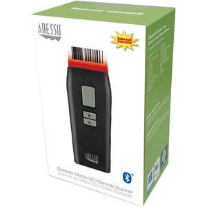 Adesso NuScan NuScan 3500TB Healthcare, Logistics, Warehouse Handheld Barcode Scanner - Wireless Connectivity - 300 scan/s